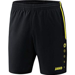 JAKO Heren Competition 2.0 Shorts, zwart (zwart/neongeel), XXL