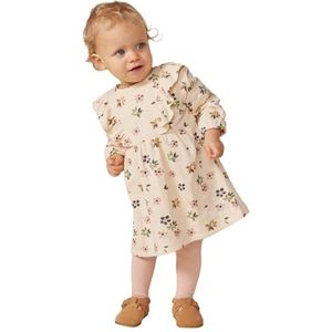 Petit Bateau A0BKL Jurk met lange mouwen voor babymeisjes, Lawine/Multico