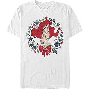 Disney Festive T-shirt heren Ariel, wit, S, Wit