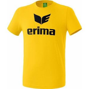 Erima Casual Basics T-shirt voor kinderen, Geel.