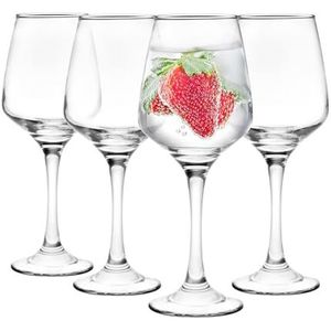 Glasmark KROSNO 1992 wijnglazen, set van 4, 300 ml, witte wijnglazen, rode wijnglazen, wijnglas, waterglazen, cocktailglazen, dessert, vaatwasmachinebestendig