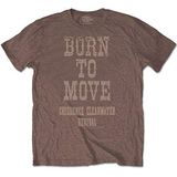 T-Shirt # S Unisex Brown # Born to Move