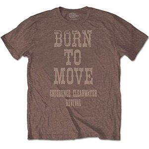 T-Shirt # S Unisex Brown # Born to Move