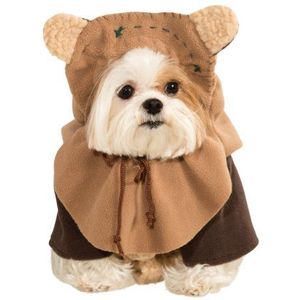 Rubie's Star Wars Officieel hondenkostuum Ewok, maat XL