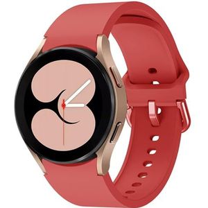 Reservearmband voor Samsung Galaxy Watch 5 Pro 45 mm/Active 2/Watch 3,20 mm, voor Galaxy Watch 6/Watch 7/Watch 4 40 mm 44 mm, rood
