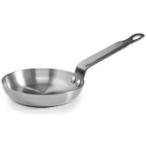 Lacor 63614 Blinis Ferrum ijzeren pan, 14 cm, grijs