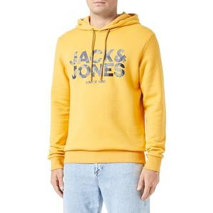 JACK & JONES Jjjames hoodie voor heren, Honing Goud