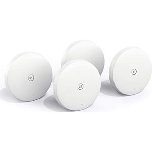 BT Mini WLAN voor het hele huis, 4-pack (trio + 1 extra), wifi voor naadloze verbinding, snelle (AC1200), wifi overal in grote huizen, app-bediening