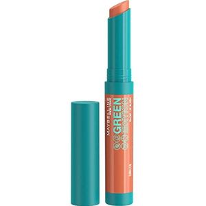 Maybelline New-York Lippenstift, kleur & langdurig vocht, verrijkt met mangoolie, Green Edition Balmy Lip Blush, kleur: Desert (008)