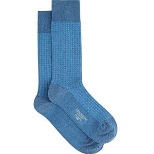Hackett London Hondentanden, Marga-sokken voor heren, lichtblauw, klein, Lichtblauw