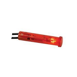 Vs Electronic 124034 signaallamp, 220 VAC 7 mm - rood