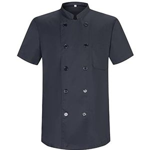 Misemiya - Chef jacks, lange mouwen, Ref.8423, zwart 21, 3XL, zwart 21