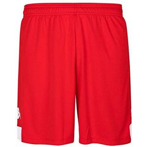 Kappa PAGGO uitrusting shorts voor heren, rood/wit (906)