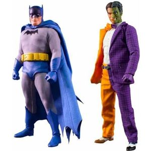 Mezco Batman vs Two-Face One: 12 set van 2 gedetailleerde actiefiguren van kunststof, geschenkverpakking.