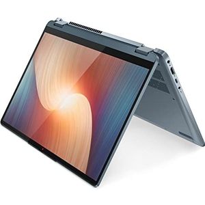 Lenovo IdeaPad Flex 5 14 inch WUXGA Touchscreen Laptop - (AMD Ryzen 7 5700U, 8 GB RAM, 512 GB SSD, Windows 11 Home, WiFi 6) - Stone Blue, exclusief Amazon