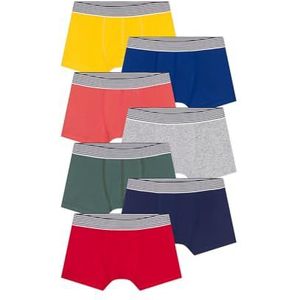 Petit Bateau A0d5o Boxershorts voor jongens (7 stuks), Variant 1.