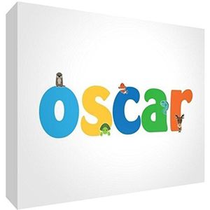 Little Helper OSCAR-A7BLK-15DE Miniatuur-token met naam Jongen, Oscar, klein, 7,4 x 10,5 x 2 cm, 2 stuks