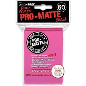 Ultra Pro - 330523 – kaartspel – beschermhoes – klein – roze – 60 stuks – D10