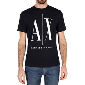 Armani Exchange T-shirt grafisch pictogram heren T-shirt, Navy Blauw