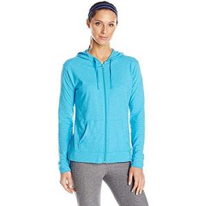 Hanes O9249 jersey-capuchon voor dames met ritssluiting, 1 stuk, Blauw proces