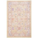 SAFAVIEH, Rechthoekig tapijt voor binnen, Boho-Chic, geweven, windsor-collectie, WDS313, goud/lavendel, 122 x 183 cm, voor woonkamer, slaapkamer of andere binnenruimtes