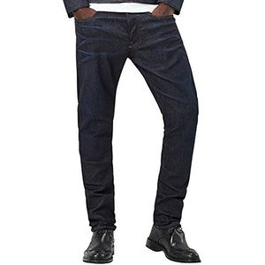 G-STAR RAW 3301 Heren Jeans met rechte strepen, Blauw (Antiek Zwart), 29 W/34L
