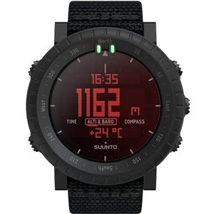 Suunto Core Alpha Stealth Outdoor horloge met hoogtemeter, barometer en GPS