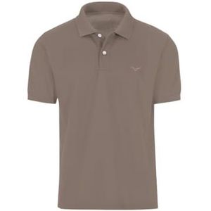 Trigema Polo Deluxe Piqué pour femme, taupe, L