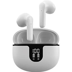 Quality Park Bluetooth in-ear hoofdtelefoon, draadloos, Bluetooth 5.2, HiFi-hoofdtelefoon met IPX7-stereogeluid, IPX7 waterdicht, touch-control, ruisonderdrukking, 40 uur afspeeltijd
