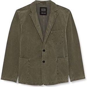 camel active Casual blazer voor heren, kaki, 52, Khaki (stad)