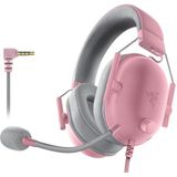 Razer BlackShark V2 X (PlayStation) - bedrade e-sporthoofdtelefoon voor PlayStation 5-console (250 g, niermicrofoon, 50 mm luidsprekers, passieve ruisonderdrukking, 3,5 mm jack) kwarts