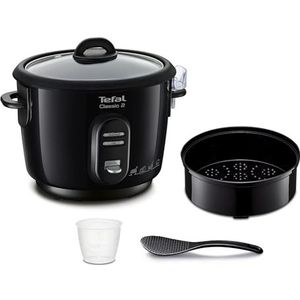 Tefal Classic Zwart RK1028 - Rijstkoker - Warmhoudfunctie - Anti-aanbaklaag - 1 liter - Zwart