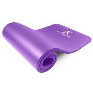 ProsourceFit Extra dikke yoga- en pilatesmat, 2,5 cm, paars, 2,5 cm, ps-1998-etm-paars