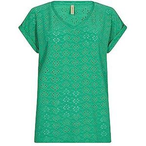 Soya Concept Soyaconcept SC-INGELA 13 dames T-shirt, groen, L, Groen