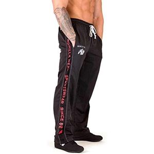 Gorilla Wear Functionele joggingbroek van mesh voor heren, zwart.