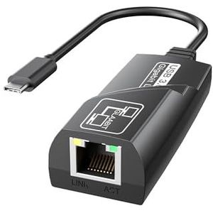 Gigabit USB C Ethernet-adapter voor MacBook, iPad Pro en meer. 10/100/1000 Mbps RJ45 draadloze RJ45 LAN-adapter voor ultieme connectiviteit