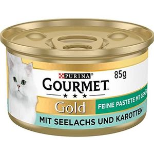 Purina Gourmet Gold 12 verpakkingen van 185 g dozen kattenvoer - nat voer voor katten - verschillende soorten