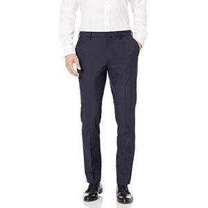 Amazon Essentials Pantalon de robe extensible infroissable pour homme, coupe ajustée, bleu marine, 81,3 x 73,7 cm (l x L)