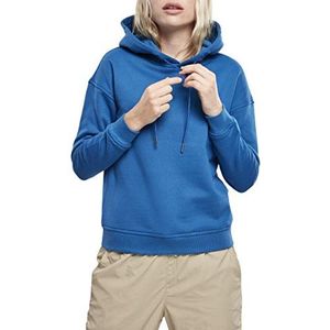 Urban Classics Dames Hoody Sweatshirt met capuchon, sportblauw.