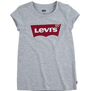 Levi's Kids Lvg Ss Batwing Tee Meisjes 2-8 jaar, Lichtgrijs Heather