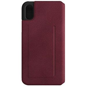 bugatti Parigi Booklet Ultrasuede Beschermhoes voor iPhone X, Rood