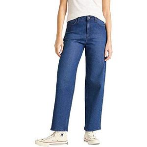 Lee Wide Leg Jeans voor dames, Blauw (Dark Worn Hf).