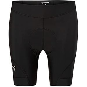 Ziener Narci X-Wool Fietspanty / mountainbike, ademend, sneldrogend, gewatteerd, zwart.