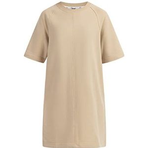 SCABBO Robe sweat-shirt pour femme, beige, M