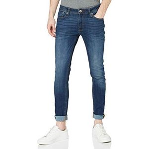 Jack & Jones jeans slanke pasvorm, heren, Blauwe Denim