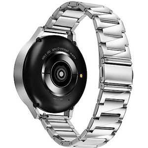 KONAFEI Reservearmband van roestvrij staal en metaal, compatibel met Samsung Galaxy Watch 5/4/6/3/Watch 5 Pro 45 mm/Active 2 40 mm 44 mm/Galaxy Watch 6&4 Classic 43 mm/47 mm/42 mm/46 mm/Watch 3