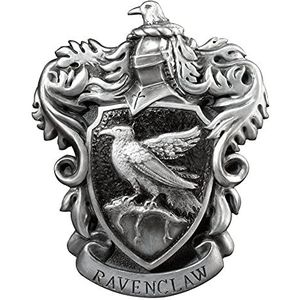 The Noble Collection Harry Potter Ravenclaw Crest Wall Art – 11 inch (28 cm) elegant zilveren hars wandplaat – officieel gelicentieerde filmset filmaccessoires geschenken