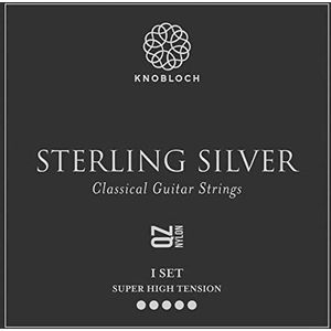 KNOBLOCH STRINGS 600SSQ - Sterling Zilver QZ Nylon Super-High Spanning 37,5