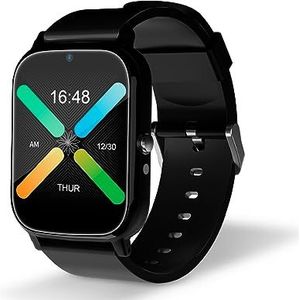 DCU TECNOLOGIC - Senior Smartwatch met GPS en 4G videogesprekken - Smartwatch met 1,69"" Full Touch IPS-scherm - IPX6 waterdicht - Ideaal voor ouderen - Zwart