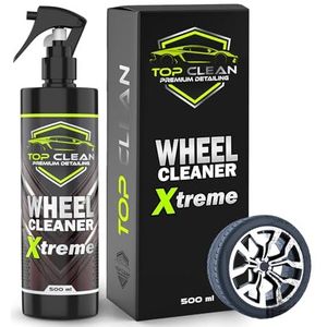 TOP CLEAN Wheel Cleaner Xtreme Professionele velgenreiniger - verwijdert vuil en vet - herstelt de originele teint - drievoudige werking: reinigt, ontvet, geeft glans | wiel
